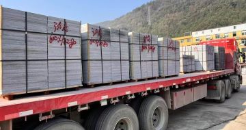 承德 芝麻灰地铺石出货日常