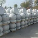 承德 白麻花岗岩石材圆球，石球，挡车球，隔离球，景观石球，风水球等