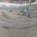 承德 芝麻白异形坐凳，自然面光面弧形加工