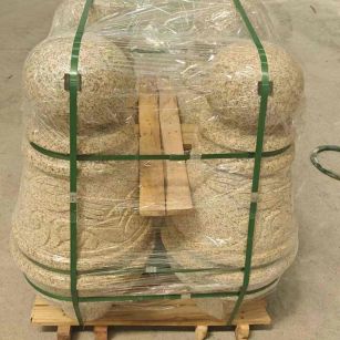 承德 黄金麻异形定制雕花——棒棒糖挡车柱