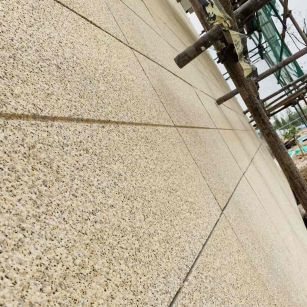 承德 黄金麻花岗岩荔枝面外墙干挂石材效果示例