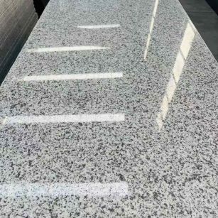 承德 白麻花岗岩光面毛板