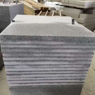 承德 芝麻白5公分火烧地铺成品，900*400，规格可定制