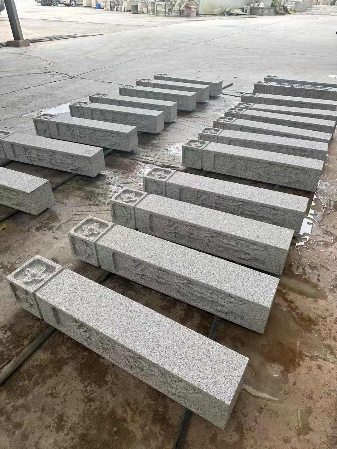 承德 白麻方柱雕花防水