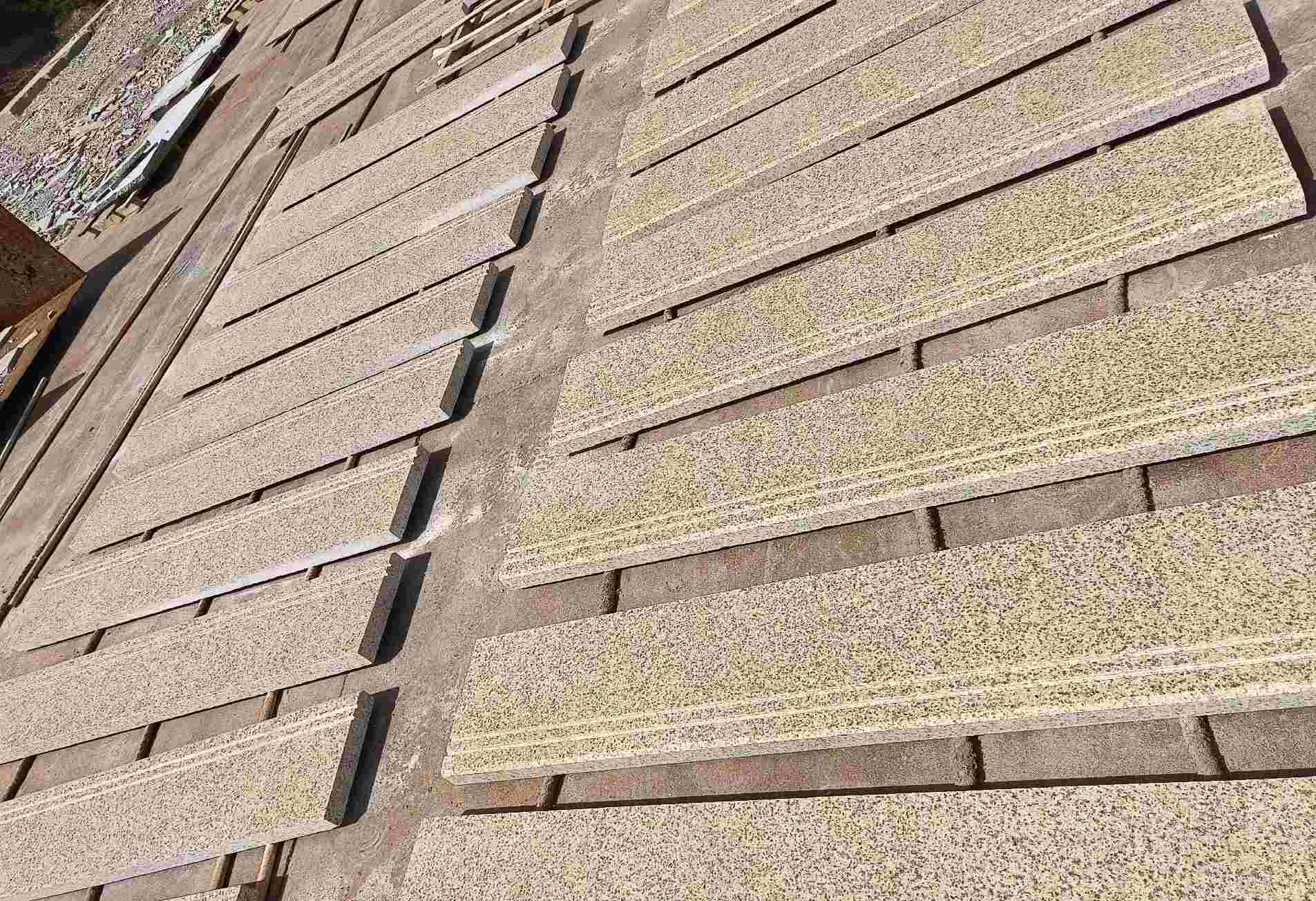 承德 黄金麻花岗岩光面楼梯踏步