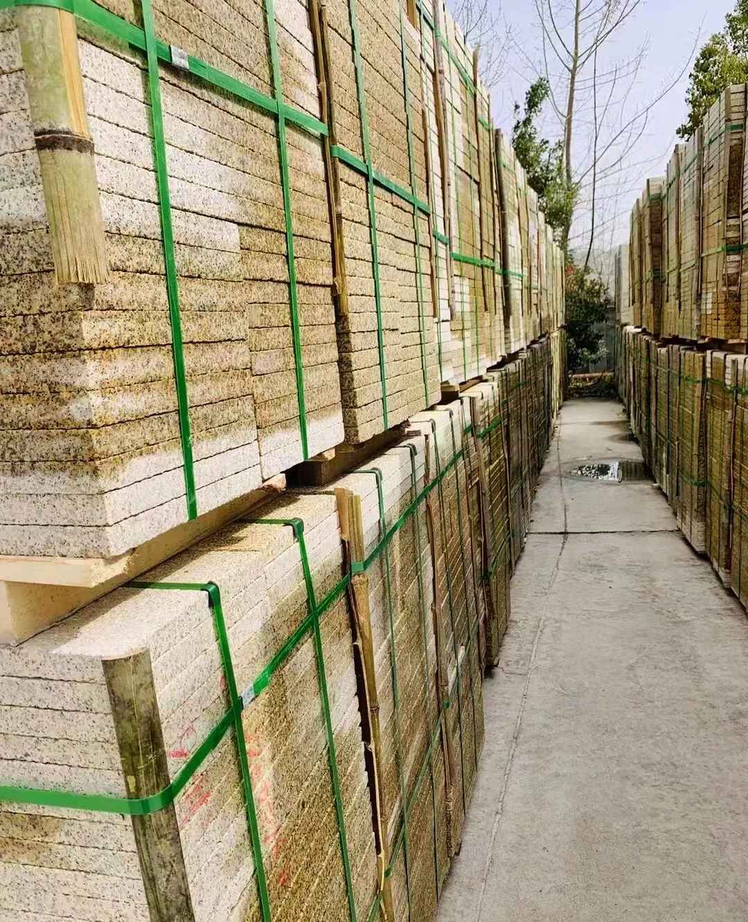 承德 黄金麻花岗岩荔枝面地铺石