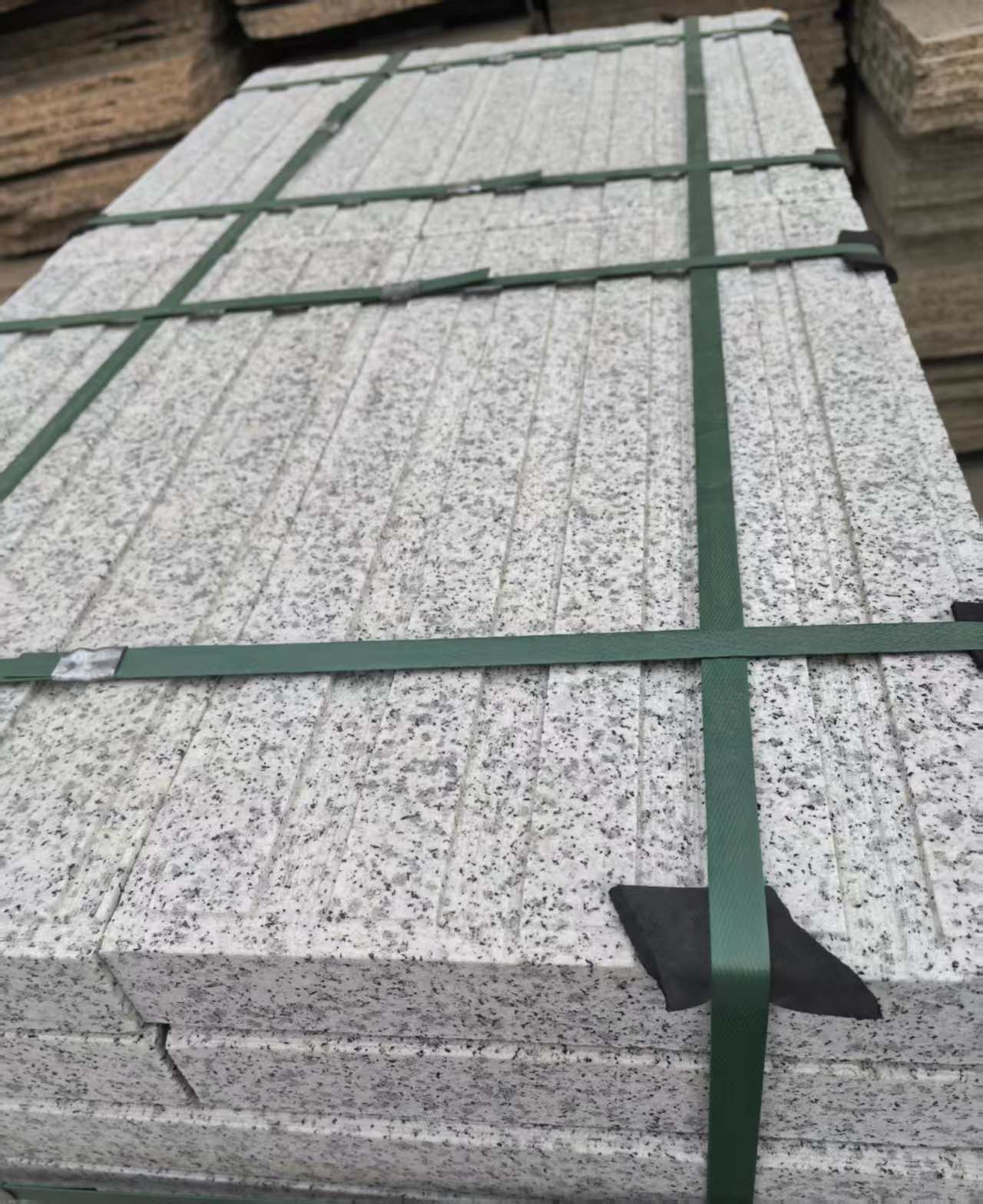 承德 白麻花岗岩直行盲道石，盲条，地铺石