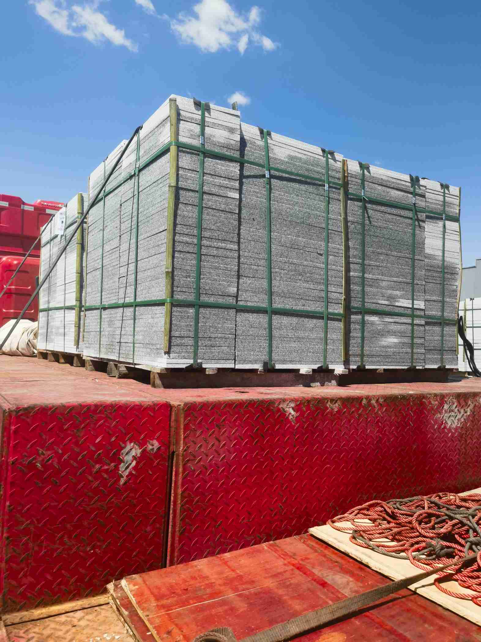 承德 芝麻白火烧规格板地铺石300*600/600*600