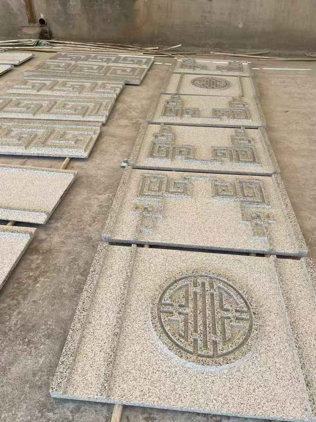 承德 白麻花岗岩外墙立面雕刻板