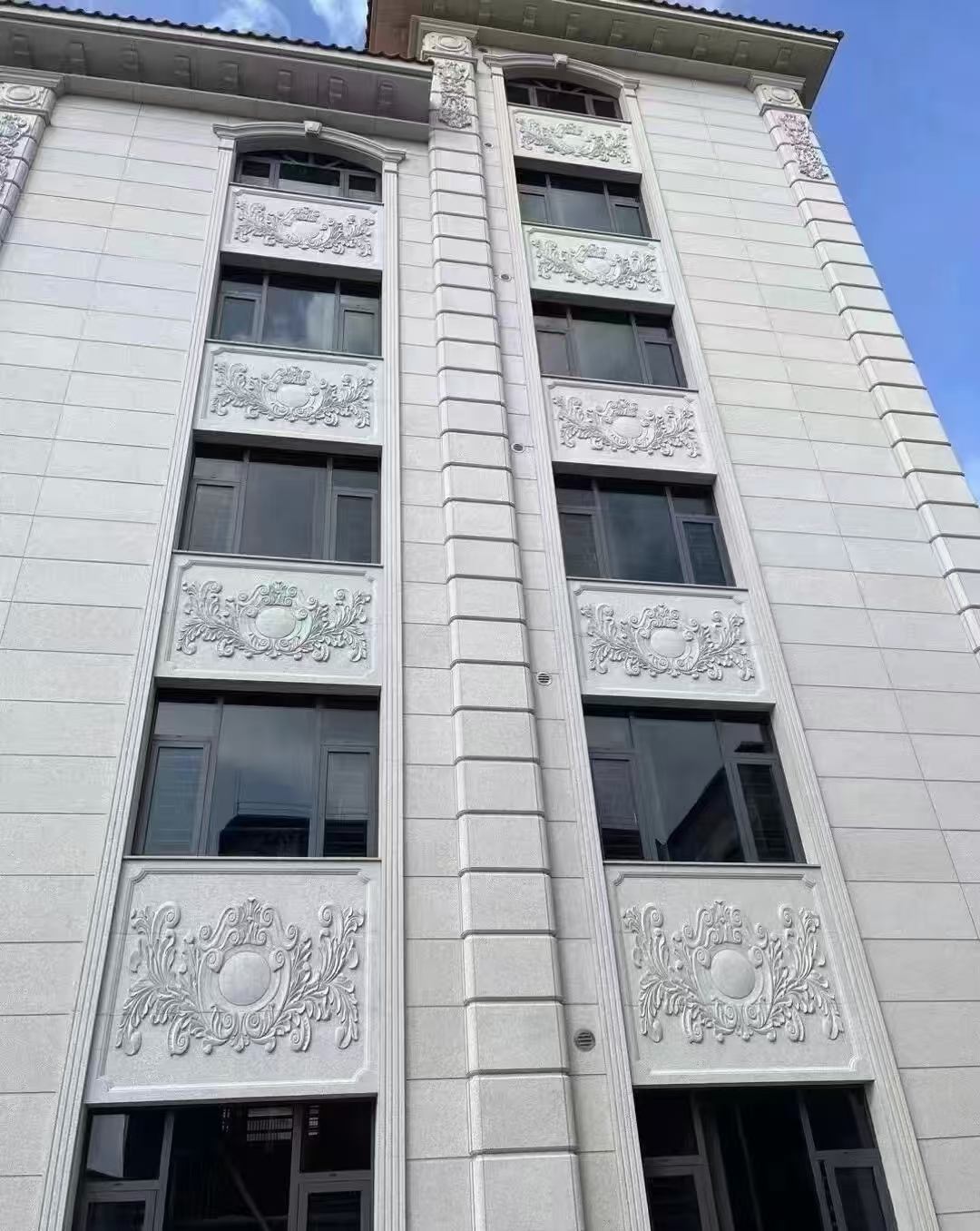 承德 白麻荔枝面花岗岩别墅外墙干挂