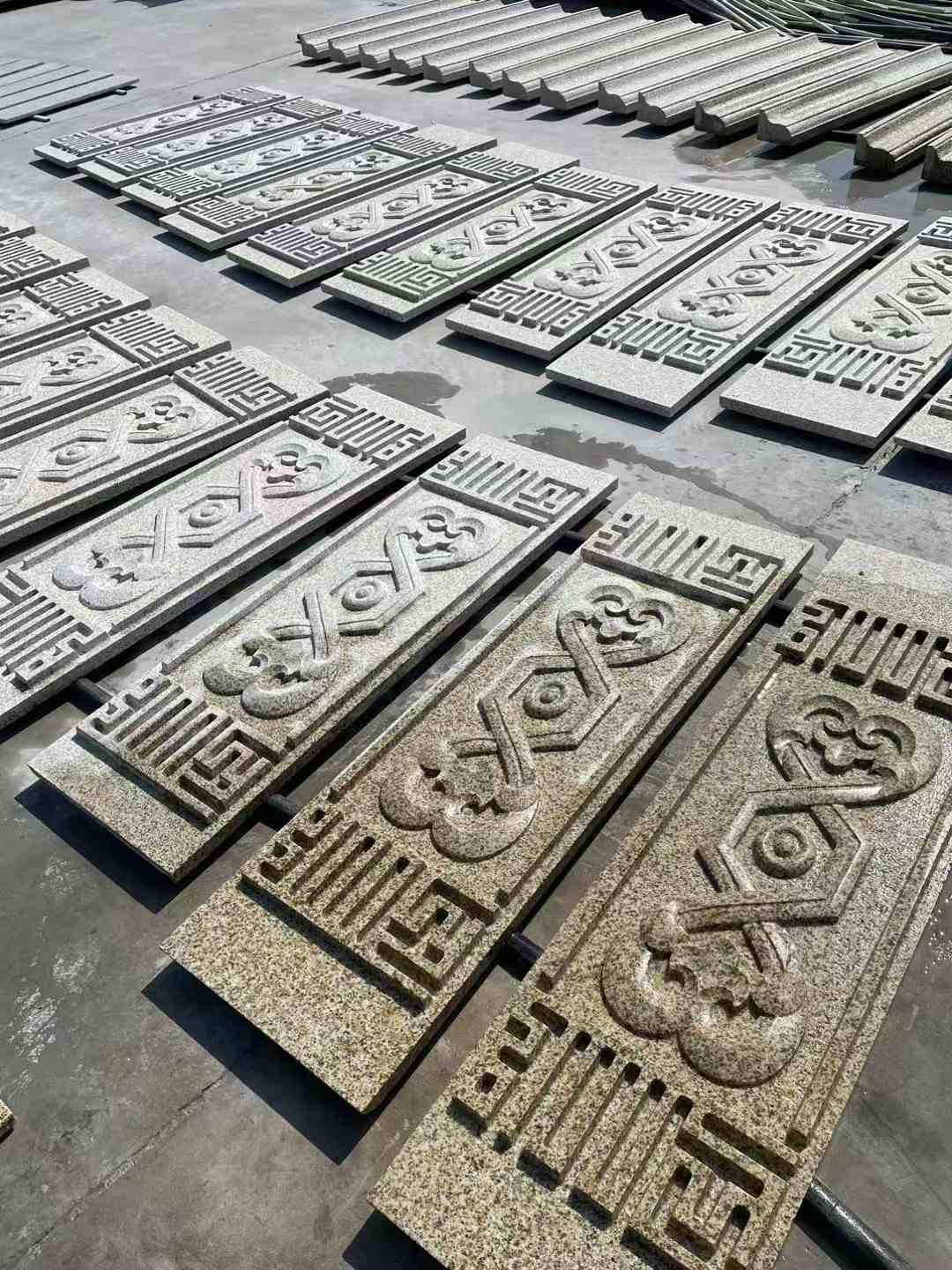 承德 黄金麻花岗岩外墙雕刻板