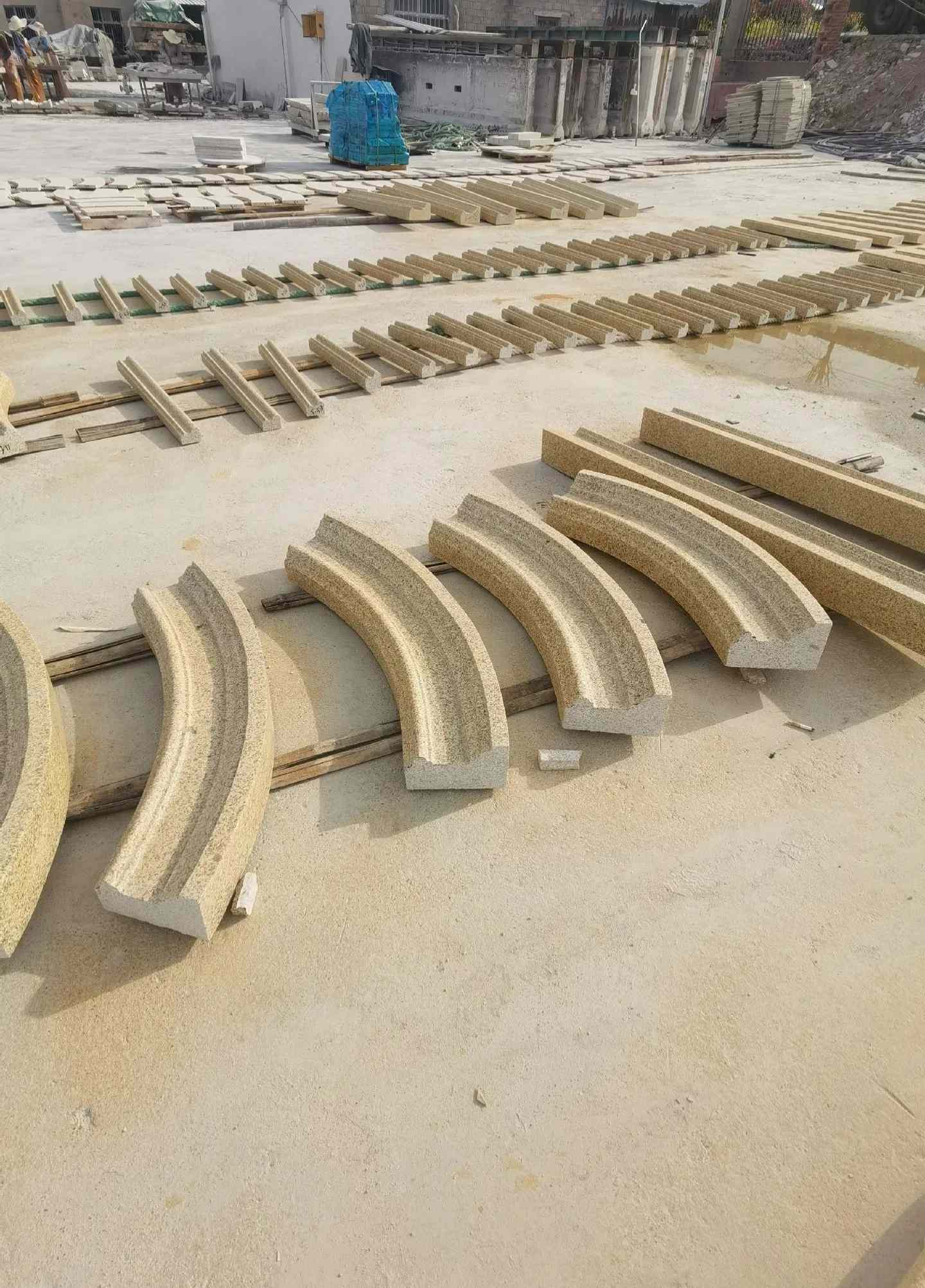 承德 黄金麻花岗岩别墅线条